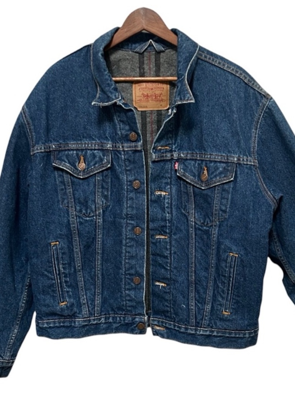 Levi’s Vintage Blanket Lined Trucker Jacket Size 48